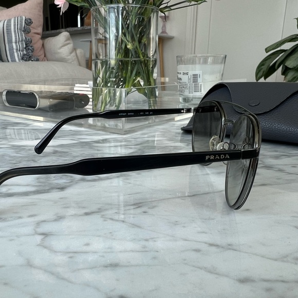 Womens Prada Aviator Sunglasses - Picture 5 of 6